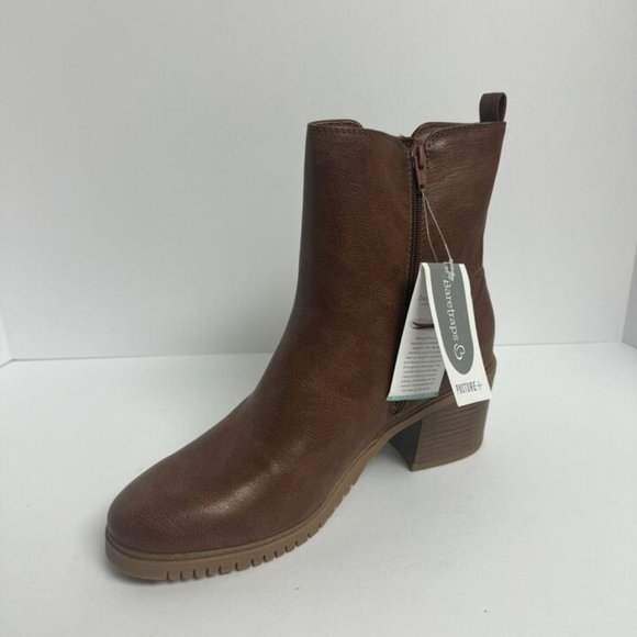 BareTraps Womens Feeney Boot Cognac Size 11 M - Picture 2 of 6